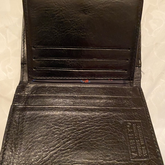 Black VENETO wallet. Unisex. - Picture 4 of 7